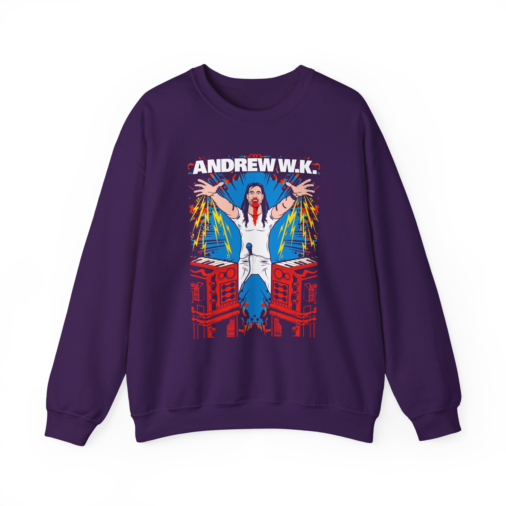 Andrew Wk Sorcery Unisex Heavy Blendâ„¢ Crewneck Sweatshirt