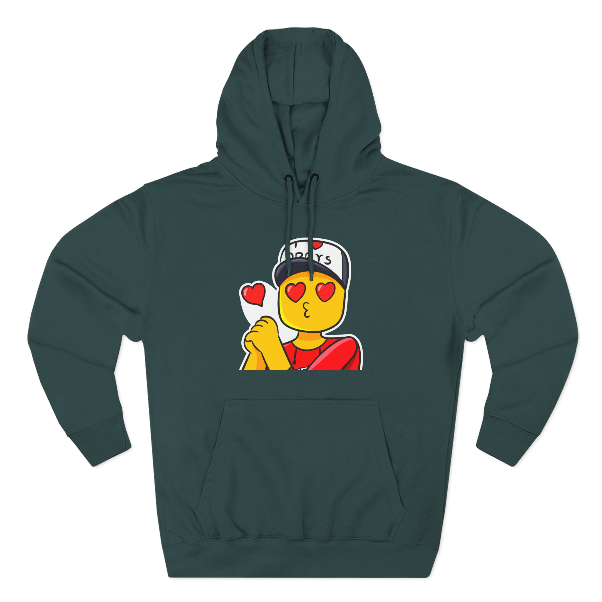 Roblox in Love Three-Panel Fleece Hoodie