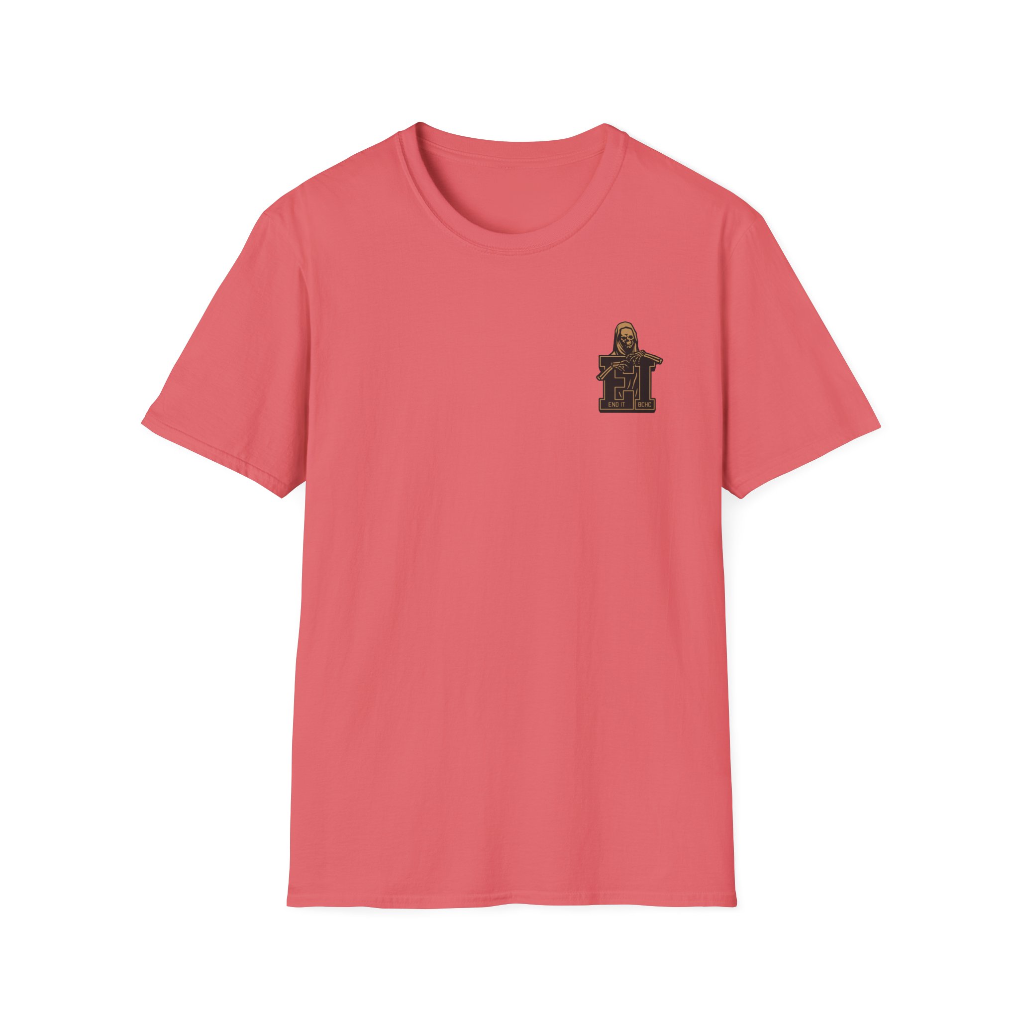 End It Bchc Reaper Emblem Unisex Softstyle T-Shirt