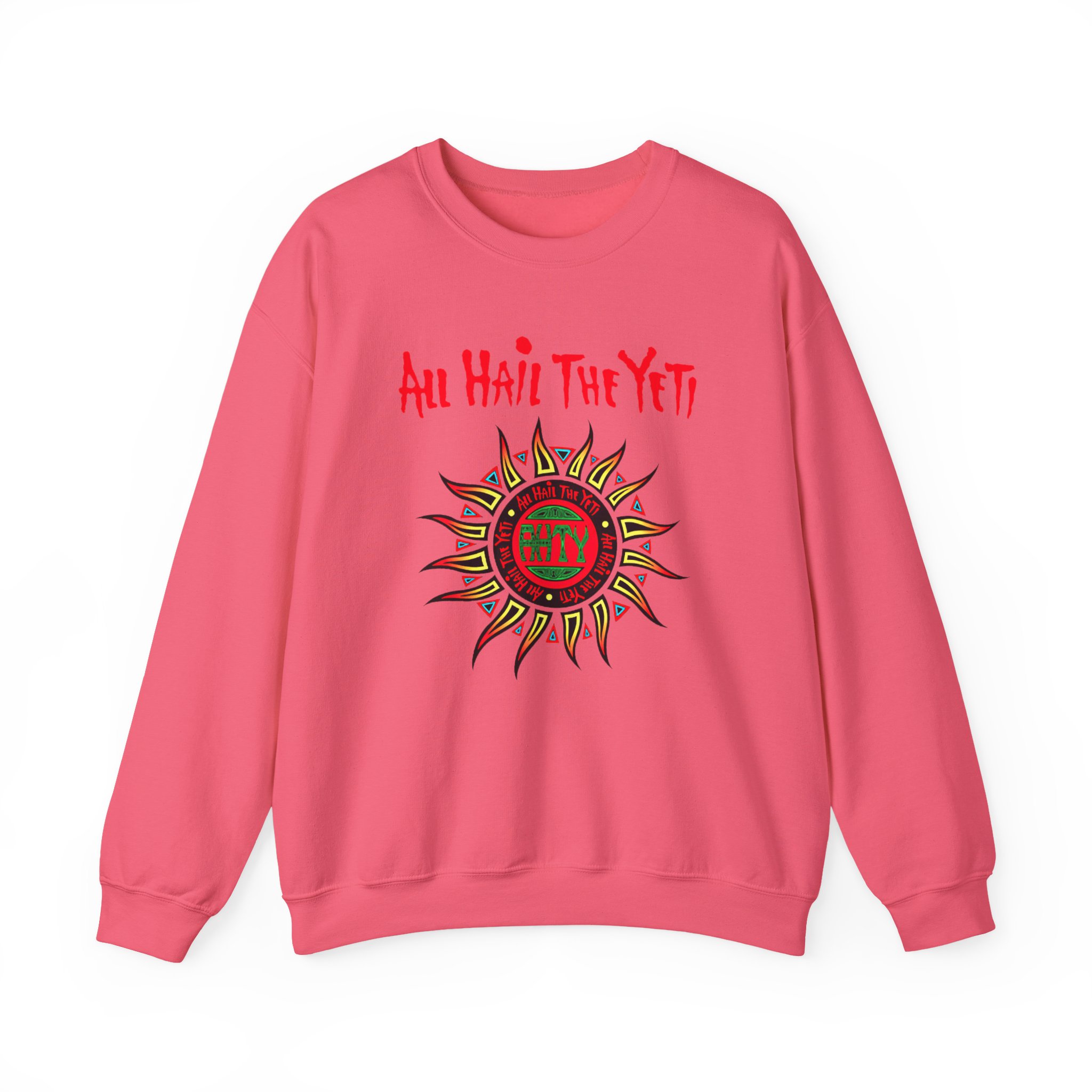 All Hail the Yeti Sun Unisex Heavy Blendâ„¢ Crewneck Sweatshirt