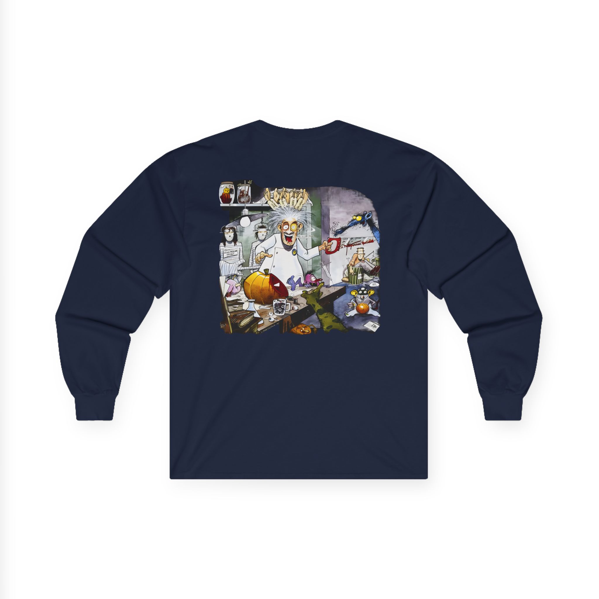 Helloween Dr. Stein Zipper Unisex Ultra Cotton Long Sleeve Tee