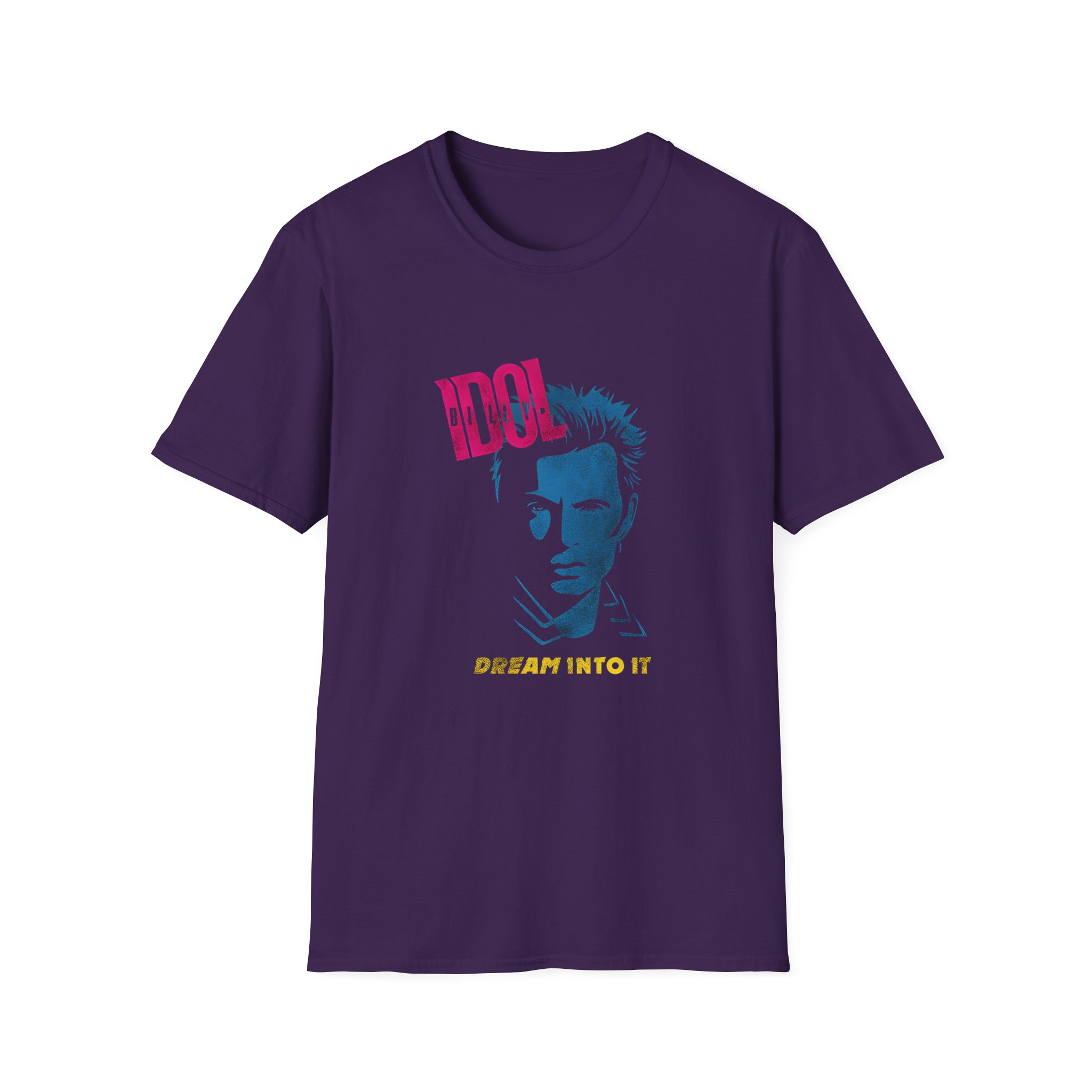 Billy Idol Dream Into It Album Unisex Softstyle T-Shirt