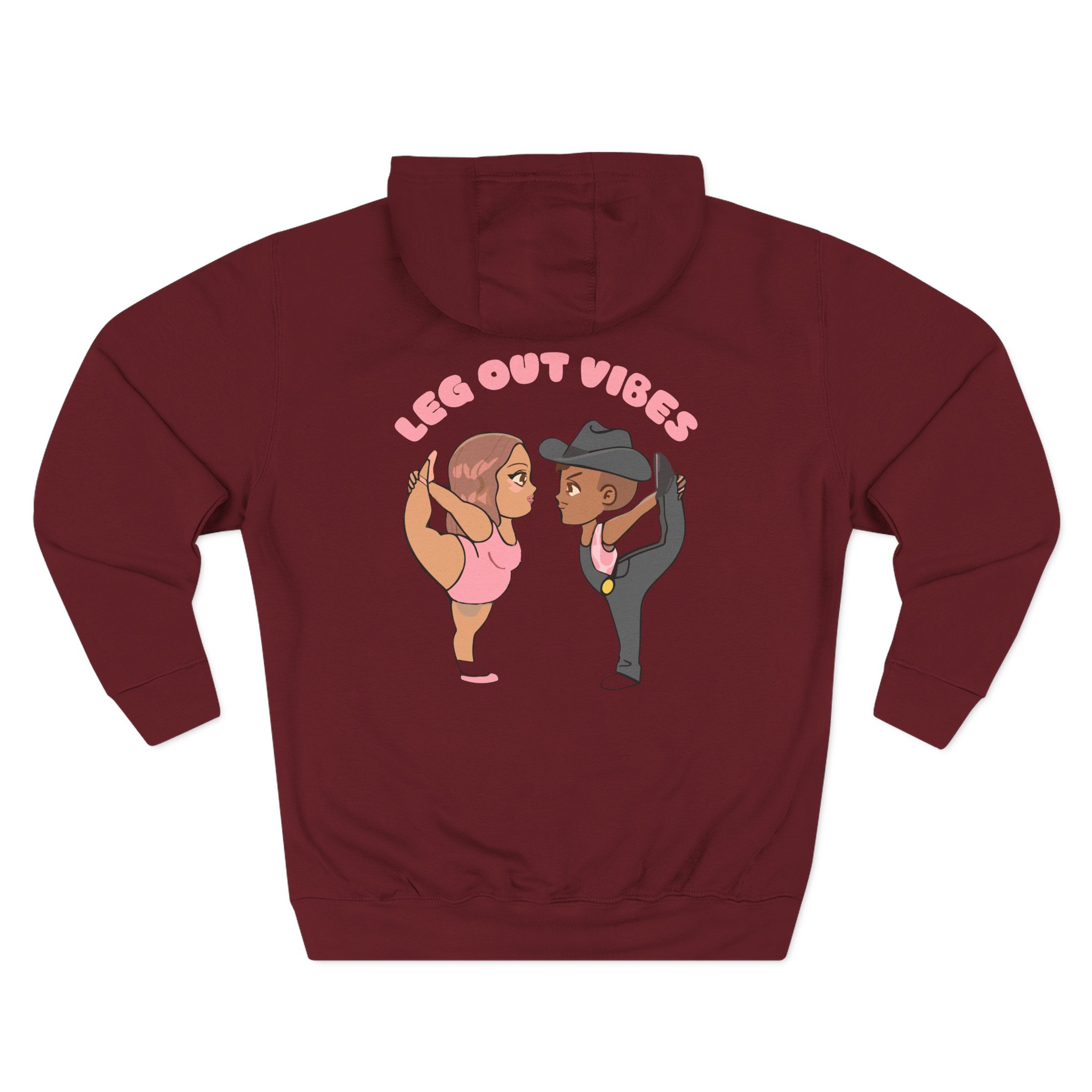 Shawty Bae Three-Panel Fleece Hoodie