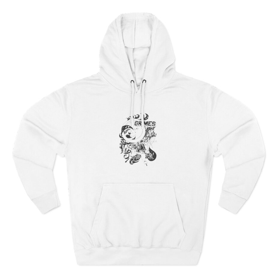 Grimes Three-panel Fleece Hoodie
