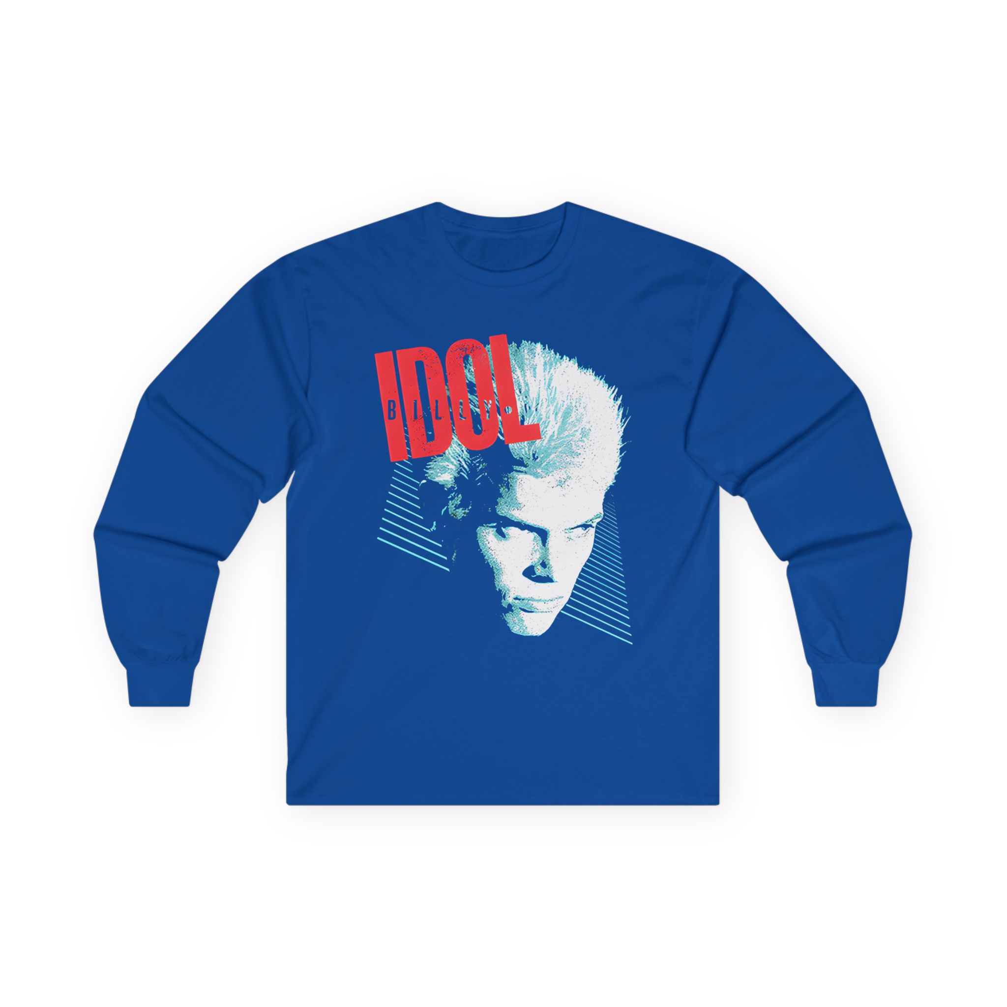 Billy Idol Face Stripes Unisex Ultra Cotton Long Sleeve Tee