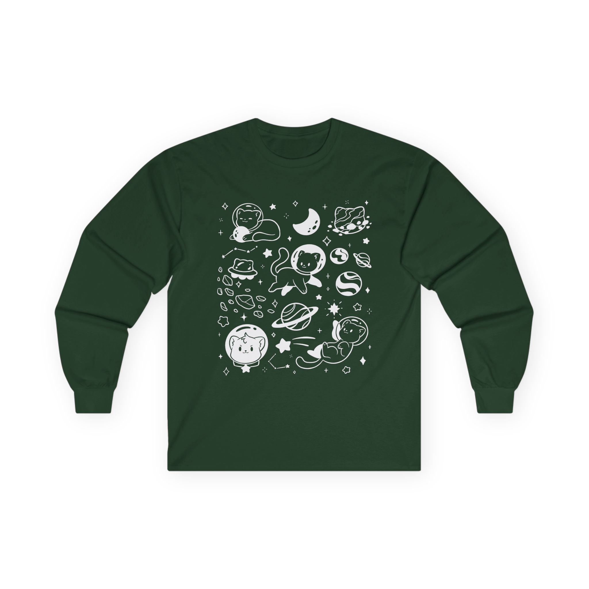 Shubble Space Cats Unisex Ultra Cotton Long Sleeve Tee