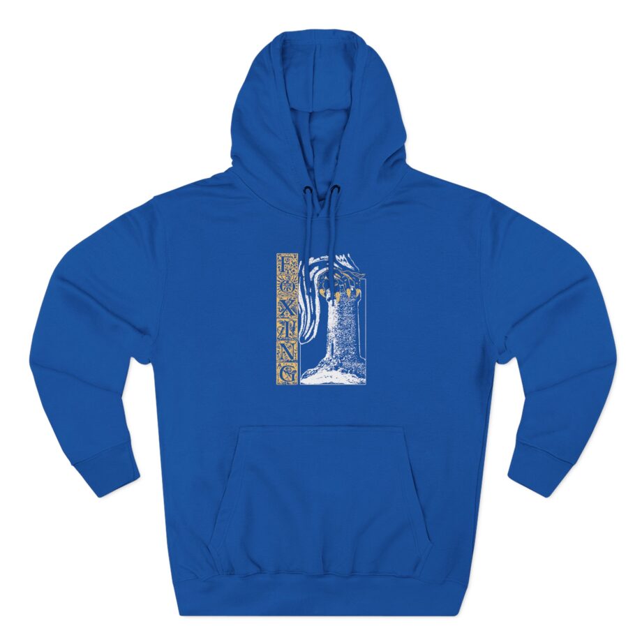 Foxing Castle Three-Panel Fleece Hoodie