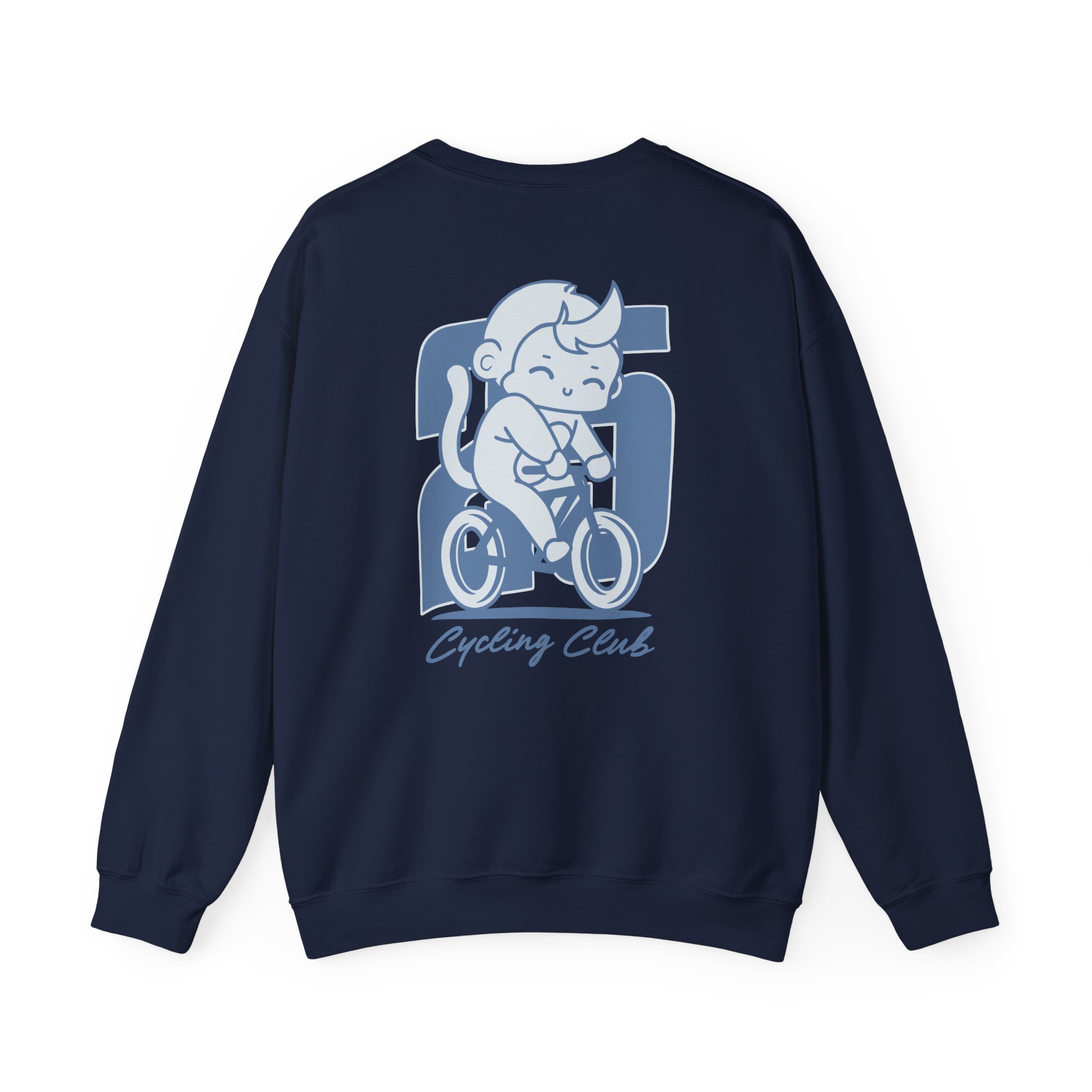 Cdawgva Monke Cycle Unisex Heavy Blendâ„¢ Crewneck Sweatshirt