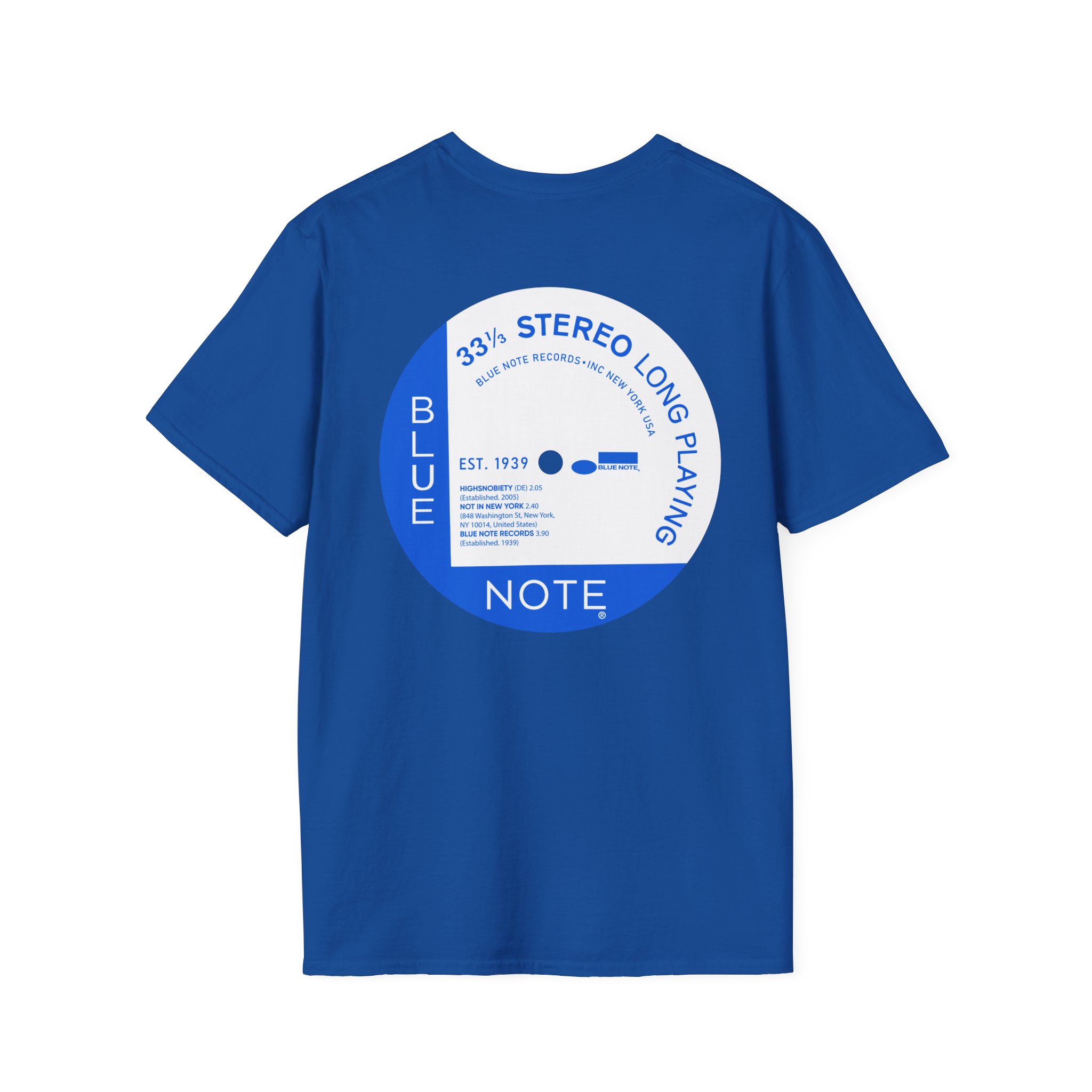 Blue Note X Highsnobiety Anniversary Unisex Softstyle T-Shirt