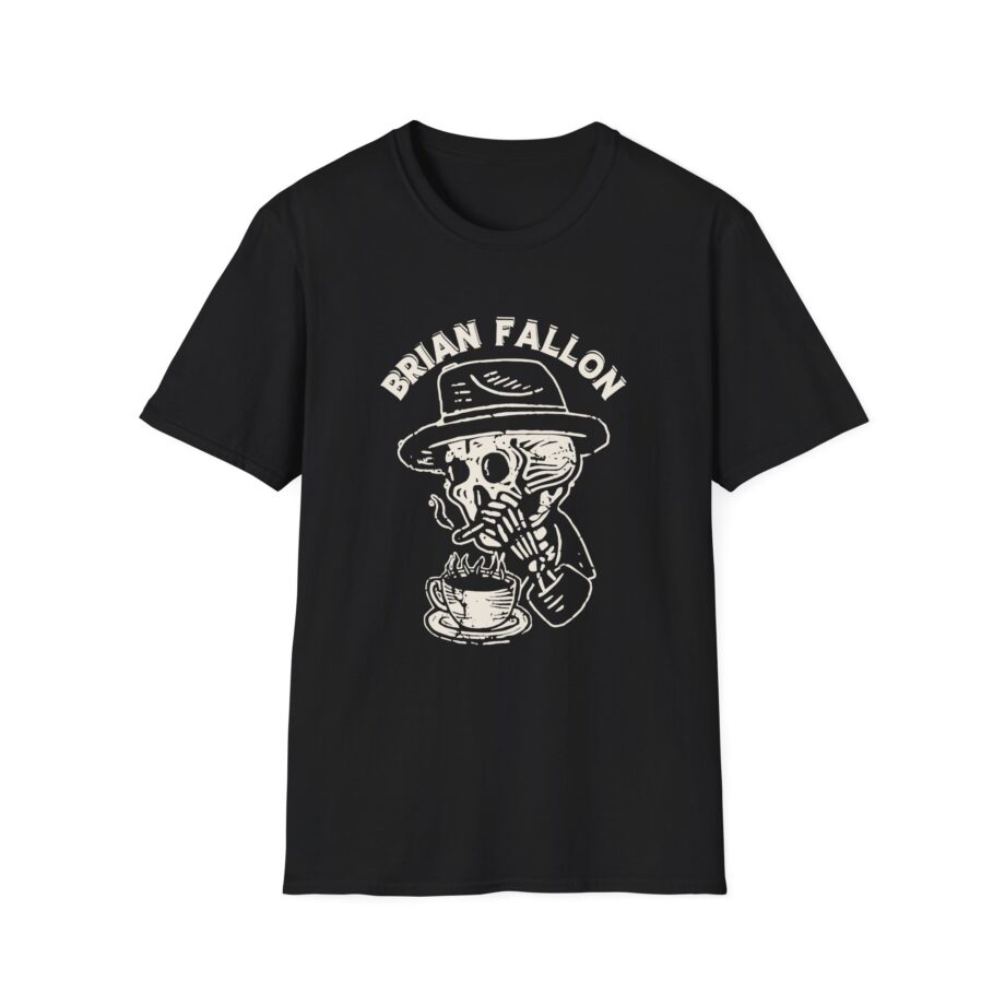 Brian Fallon Smoking Skeleton Unisex Softstyle T-Shirt