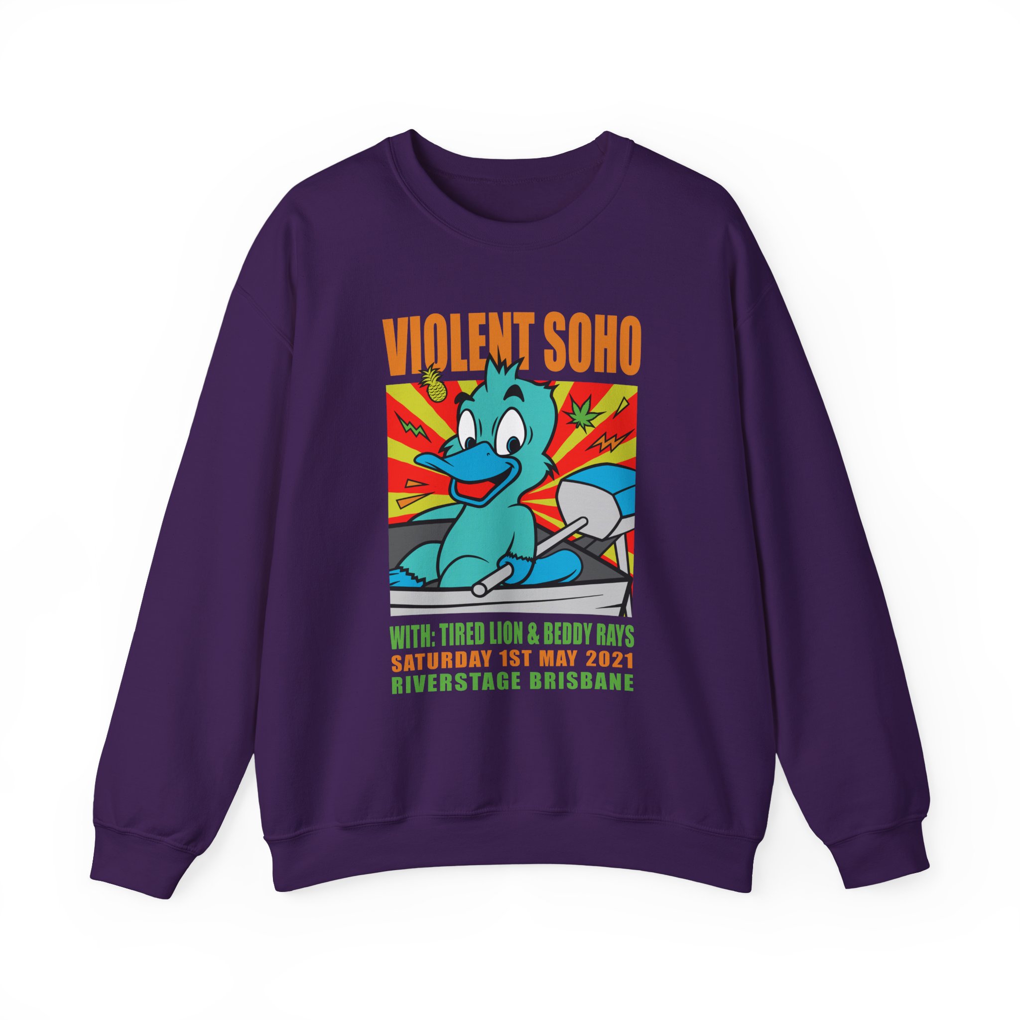 Violent Soho  Event Poster Unisex Heavy Blendâ„¢ Crewneck Sweatshirt
