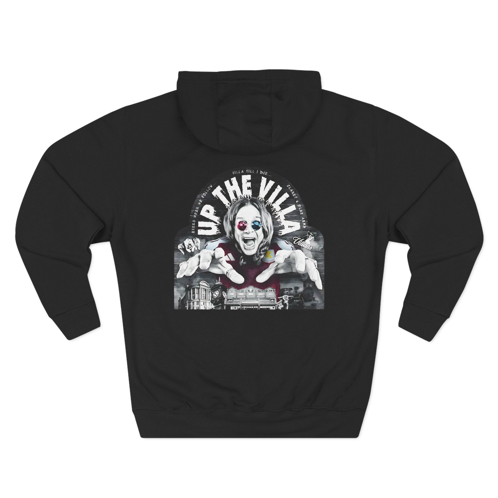Ozzy Osbourne Three-Panel Fleece Hoodie