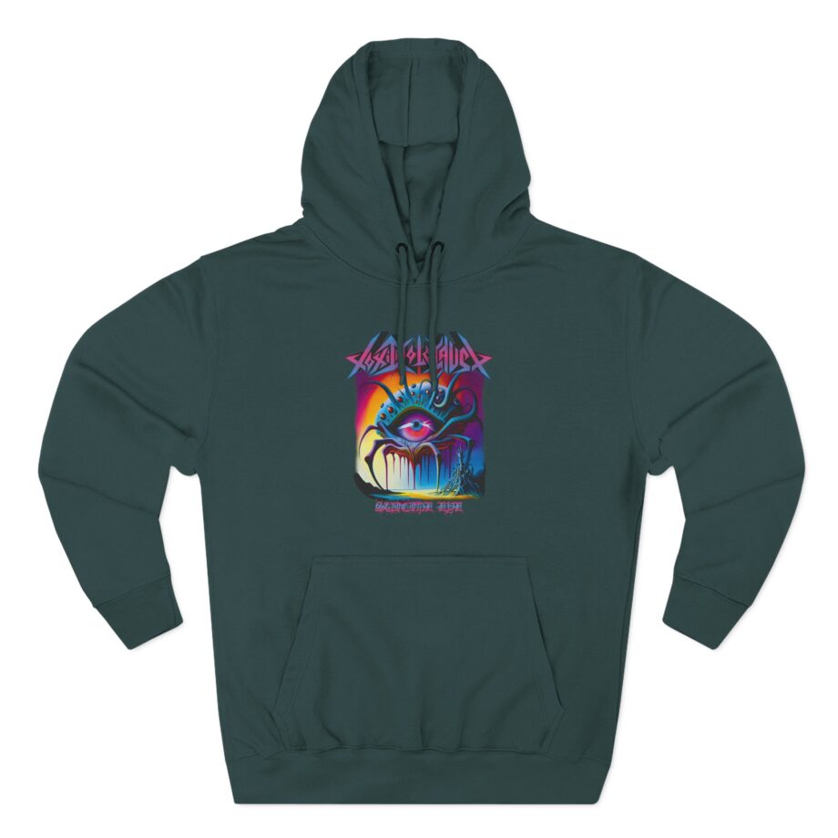 Toxic Holocaust Suicide Eye Three-Panel Fleece Hoodie