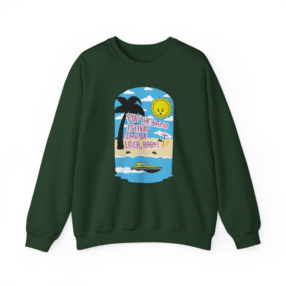 Pup La Vida Loca Unisex Heavy Blend™ Crewneck Sweatshirt