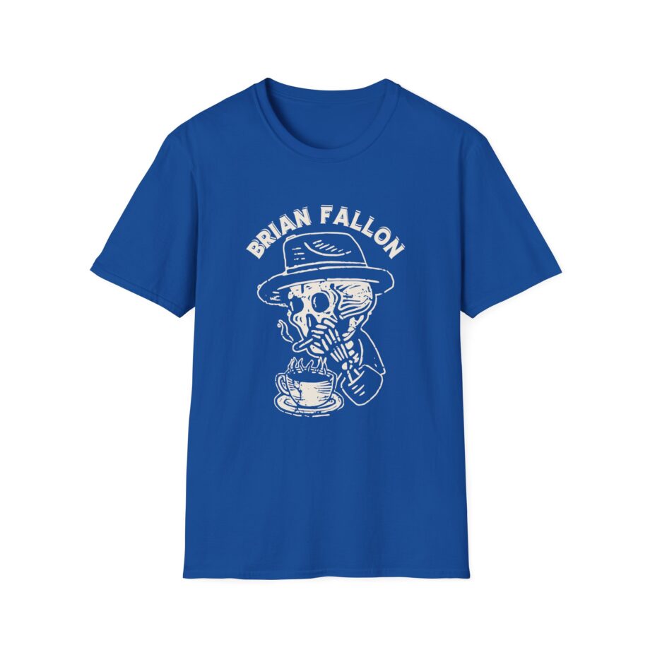 Brian Fallon Smoking Skeleton Unisex Softstyle T-Shirt