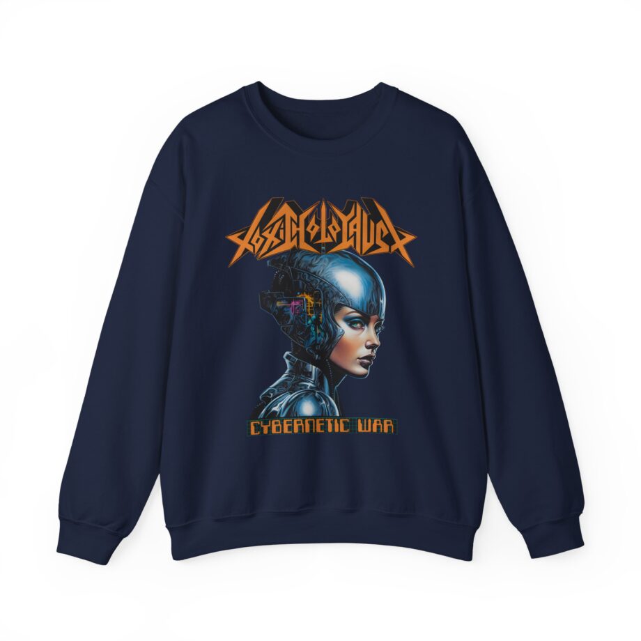 Toxic Holocaust Cybernetic War Unisex Heavy Blend™ Crewneck Sweatshirt