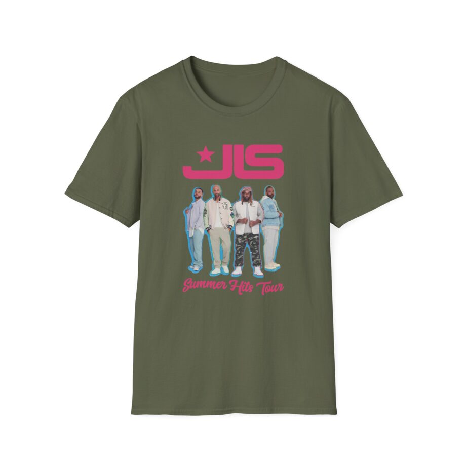 JLS Summer Hits Tour Unisex Softstyle T-Shirt