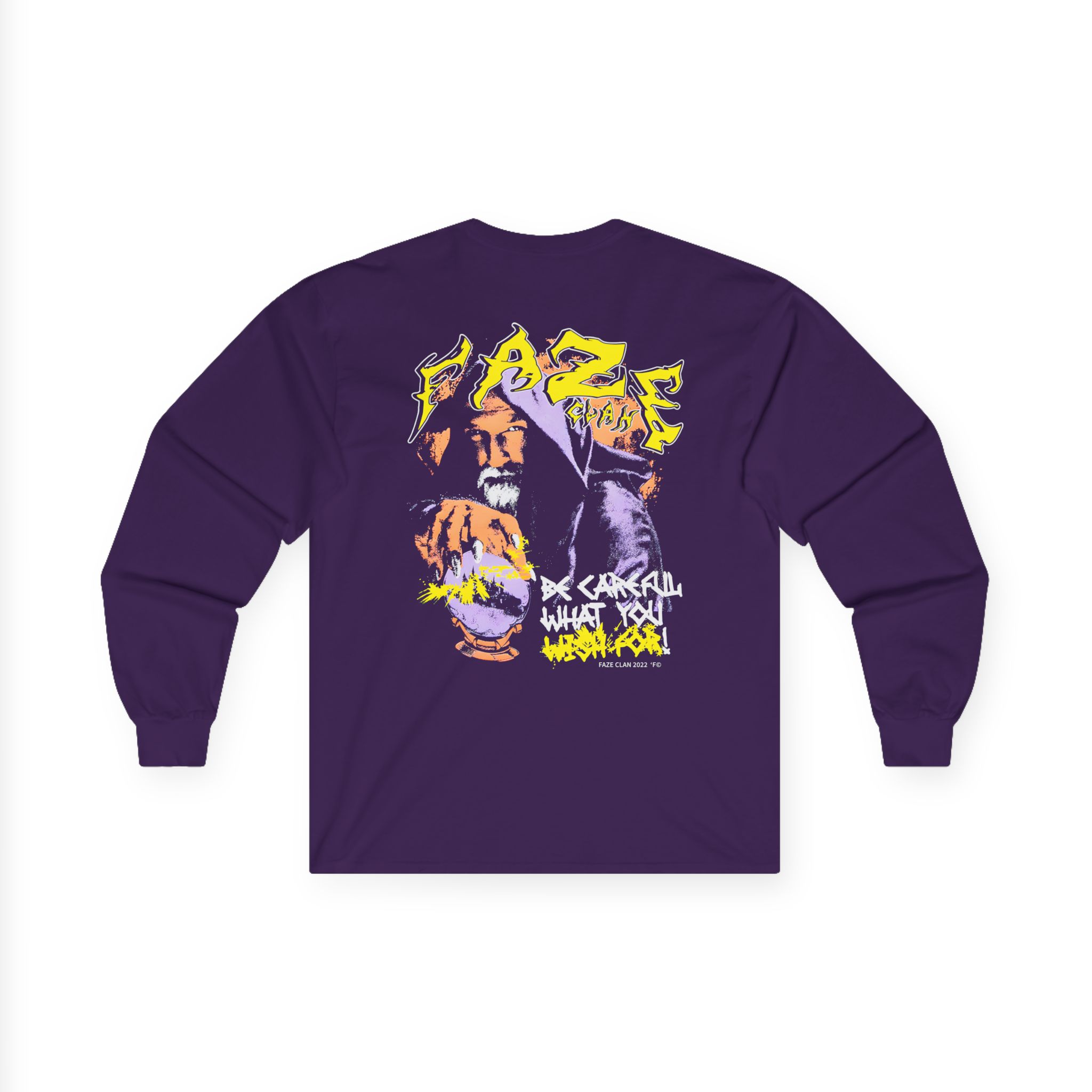 Faze Clan Be Careful What You Wish for Wizard Unisex Ultra Cotton Long Sleeve Tee