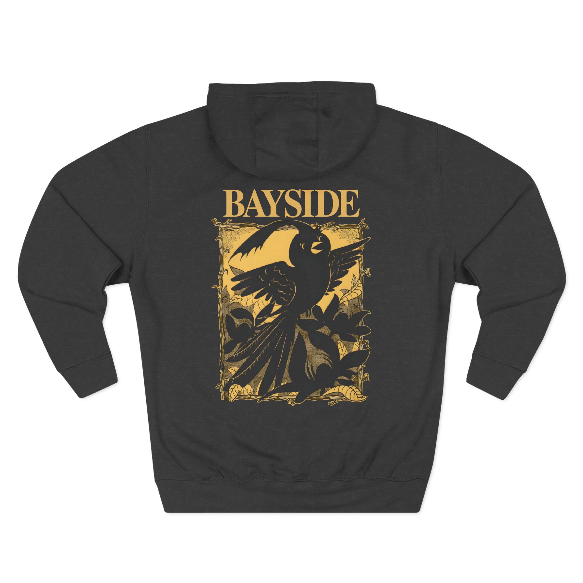 Bayside Cartoon Three-Panel Fleece Hoodie