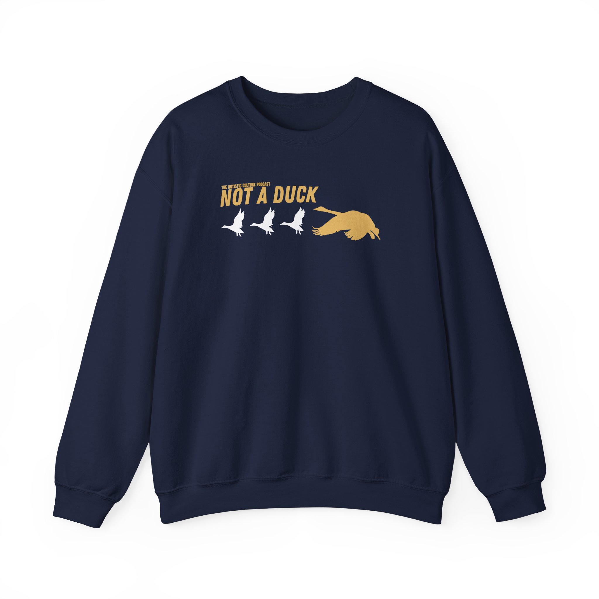 Drawfee Not a Duck Unisex Heavy Blendâ„¢ Crewneck Sweatshirt