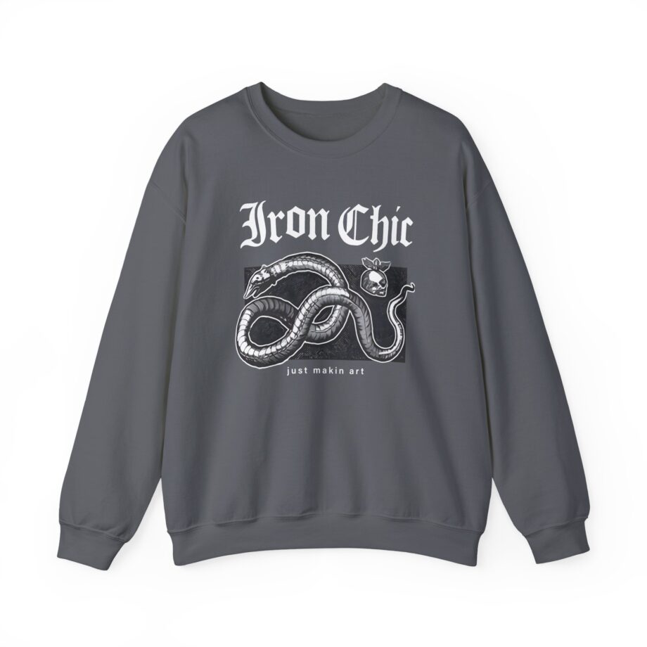 Iron Chic Makin' Art Unisex Heavy Blend Crewneck Sweatshirt