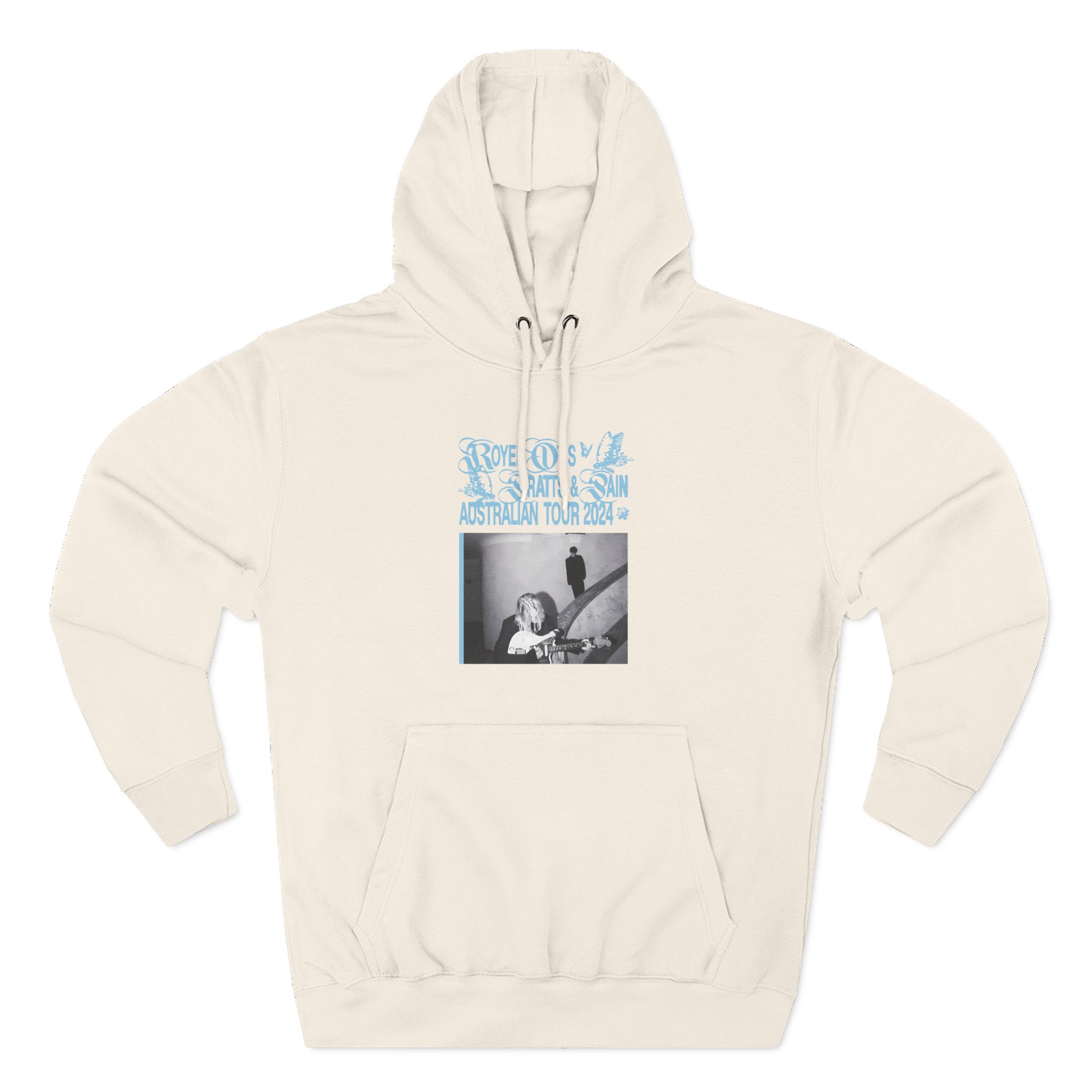 Royel Otis Band Pratts and Pain Australian Tour 2024  Three-Panel Fleece Hoodie