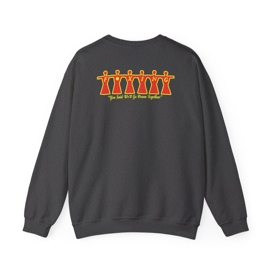 Foxing Moon Face Unisex Heavy Blend™ Crewneck Sweatshirt