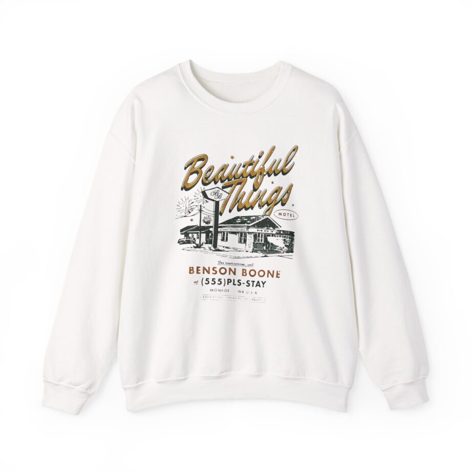 Benson Boone Beautiful Things Motel Unisex Heavy Blend™ Crewneck Sweatshirt