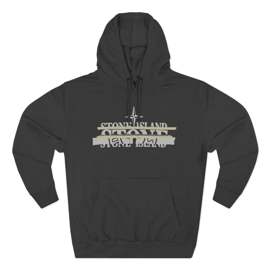 Dermot Kennedy Stone Island Band Multi Logo Three-Panel Fleece Hoodie