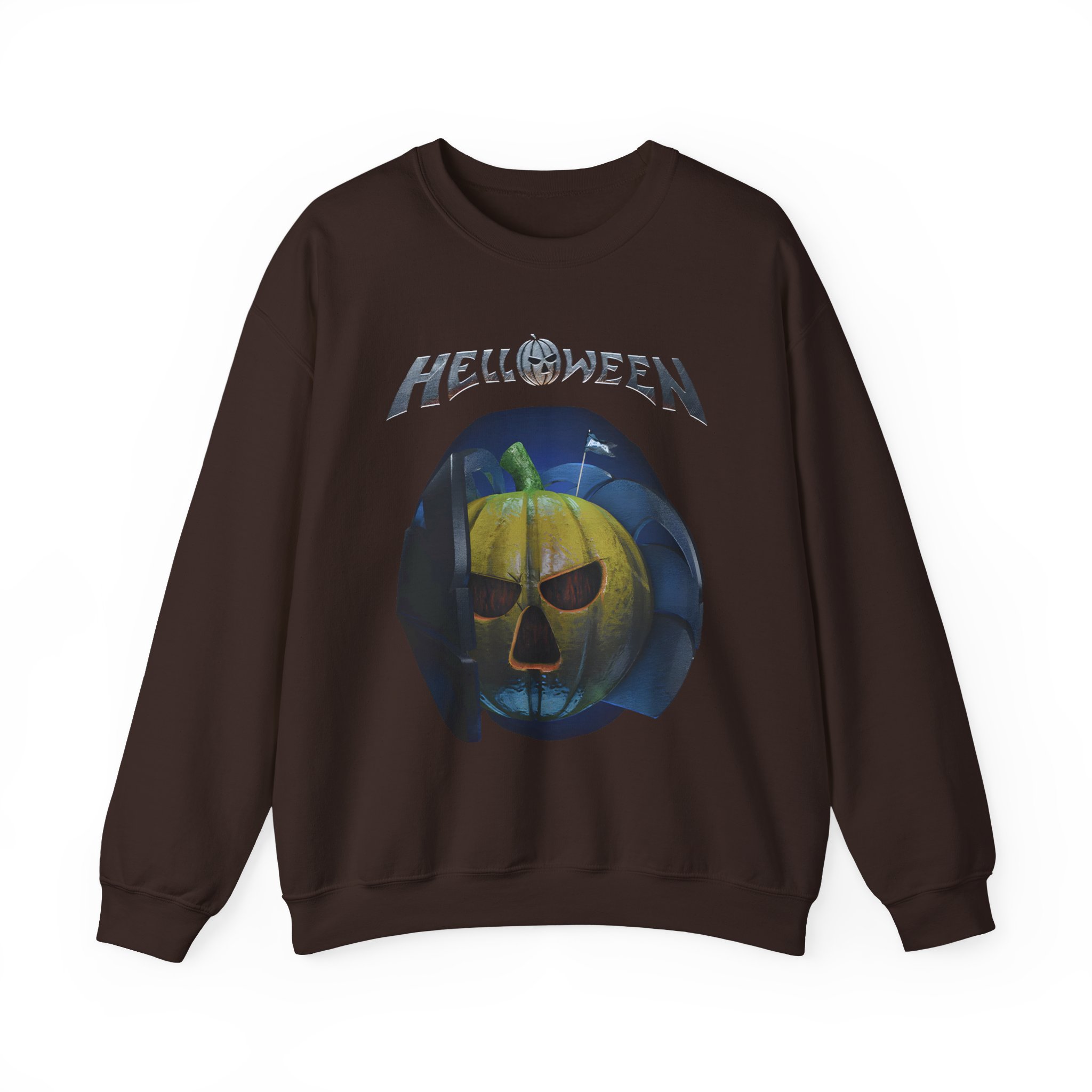 Helloween United Forces Pumpkin Unisex Heavy Blendâ„¢ Crewneck Sweatshirt
