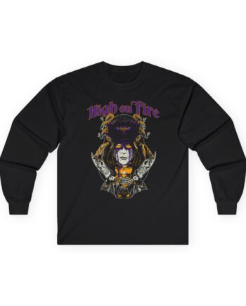High on Fire Black Lotus Unisex Ultra Cotton Long Sleeve Tee