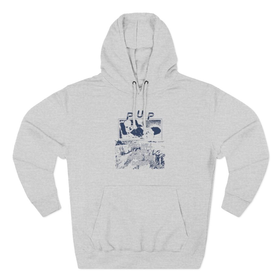 Pup the Desolation of Dog Three-Panel Fleece Hoodie
