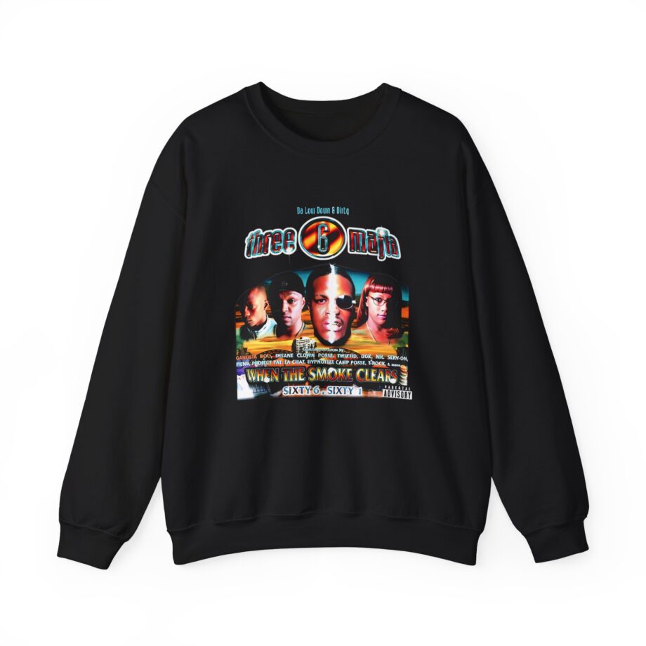 Three 6 Mafia When the Smoke Clears Unisex Heavy Blend™ Crewneck Sweatshirt