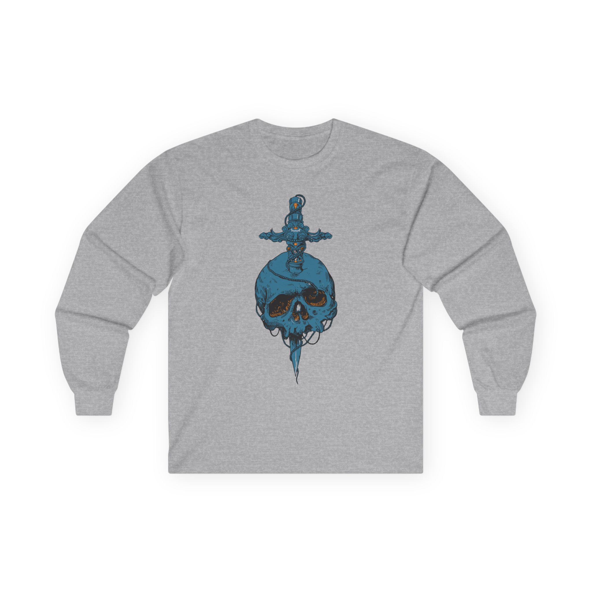 High on Fire Skull Knife Unisex Ultra Cotton Long Sleeve Tee