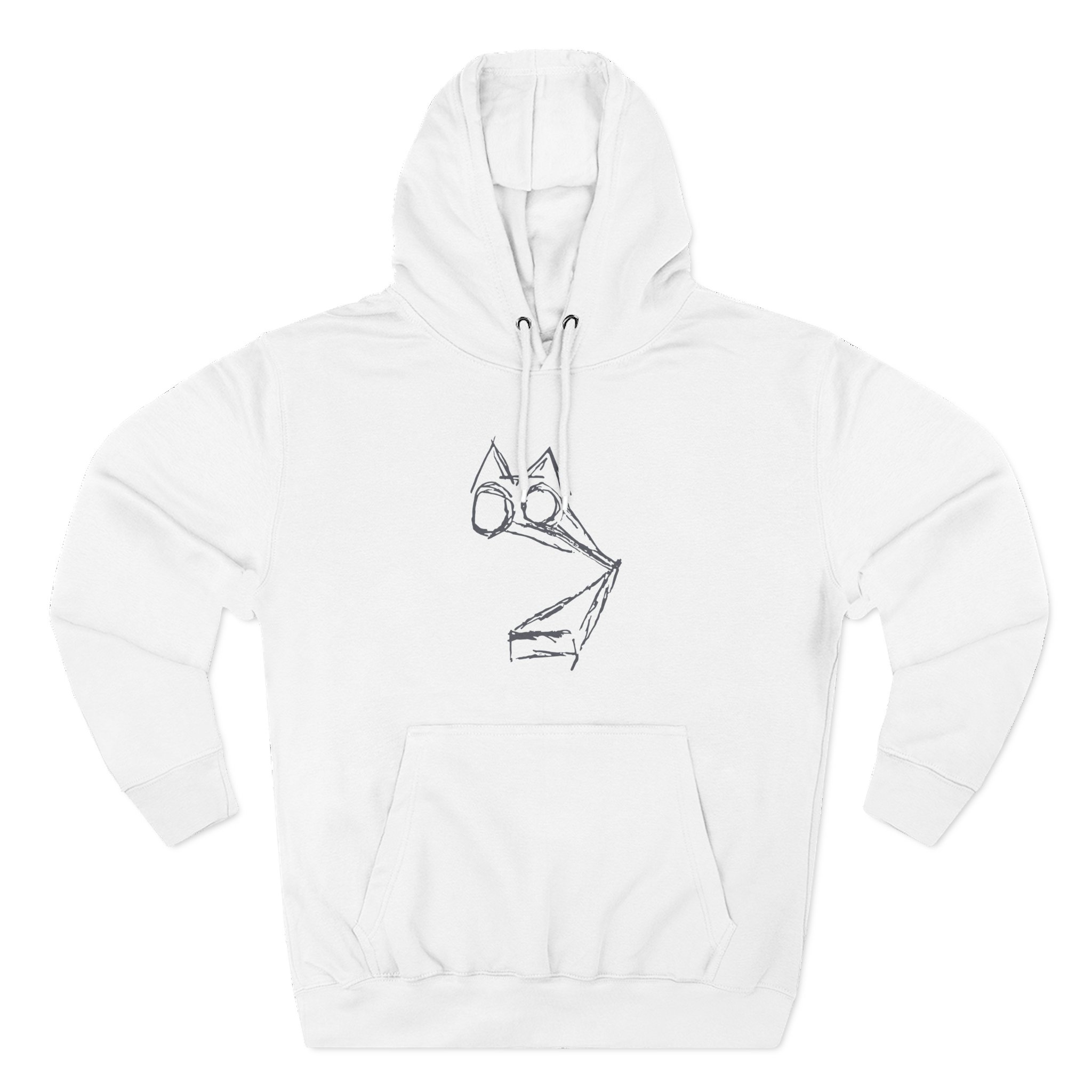 Rem What Noisy Cats Are We Three-Panel Fleece Hoodie