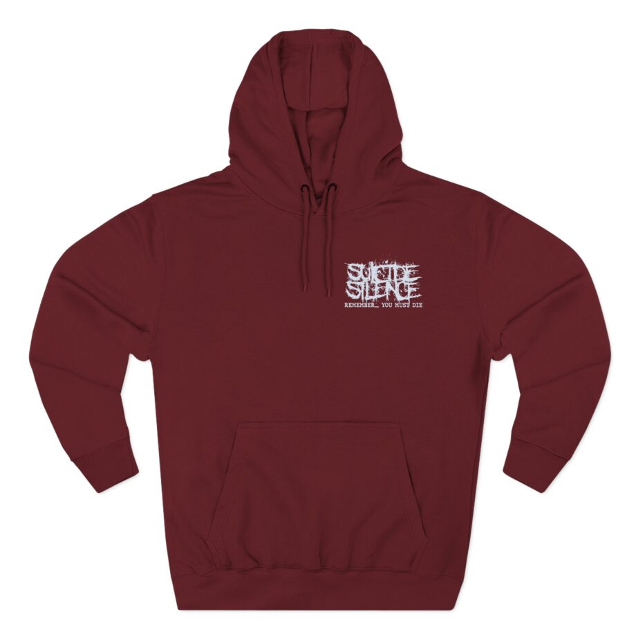 Suicide Silence Rymd Snake Skull Three-Panel Fleece Hoodie