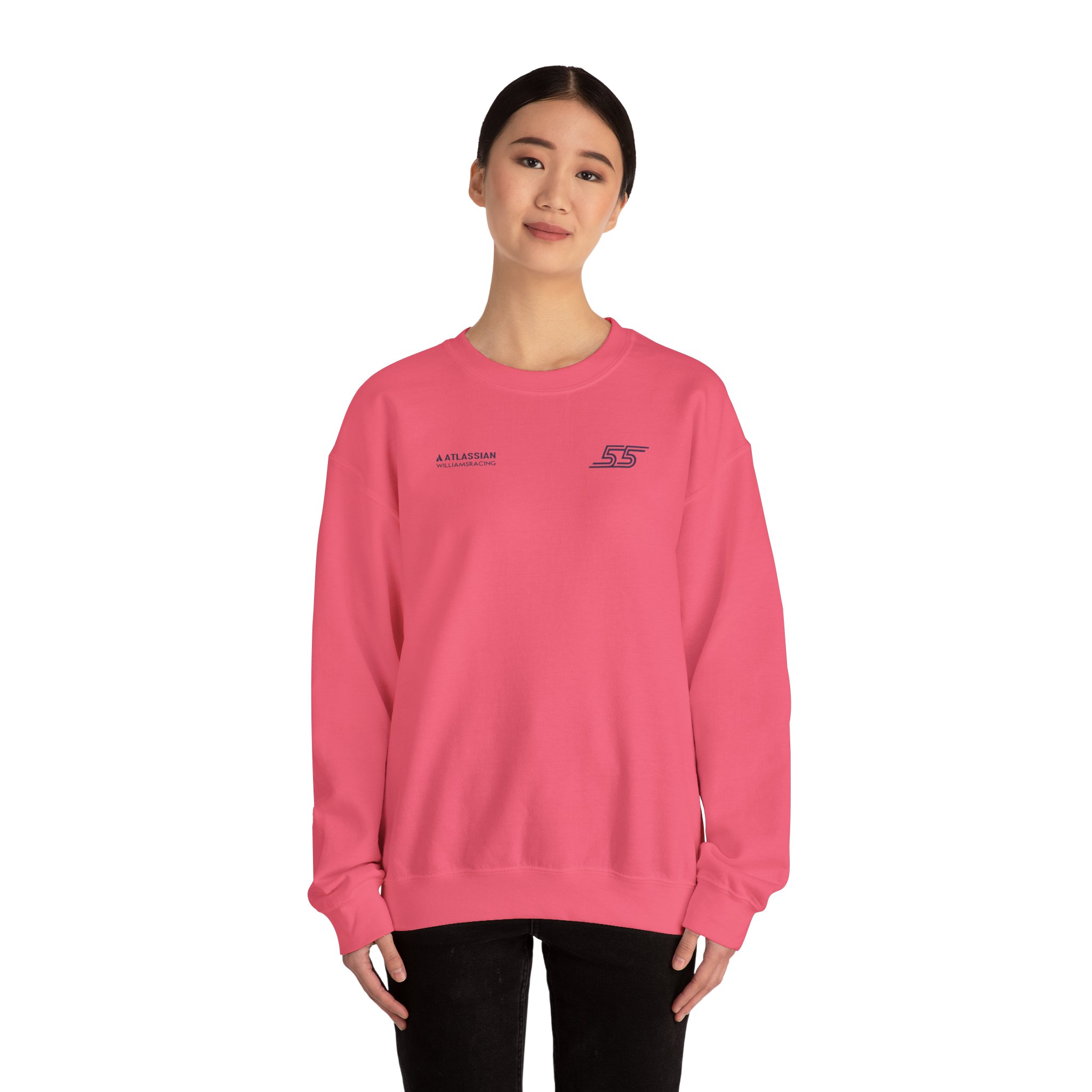 Carlos Sainz Atlassian Williams Racing Unisex Heavy Blendâ„¢ Crewneck Sweatshirt