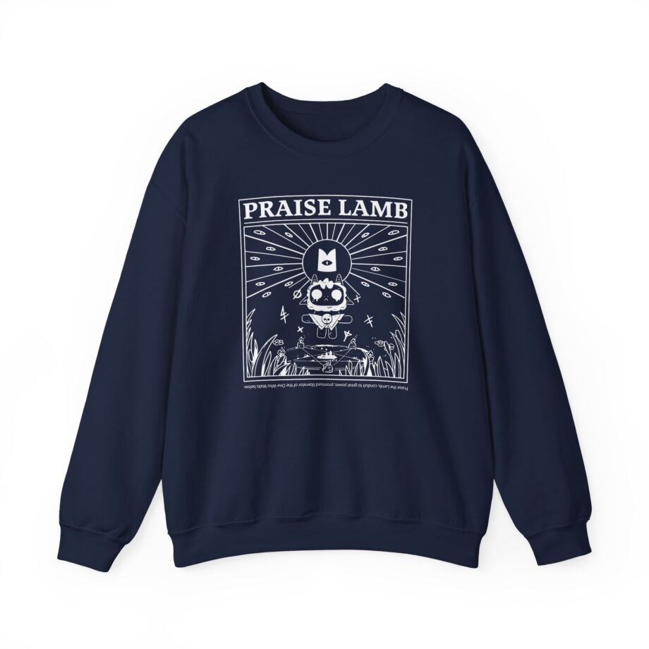 Cult of the Lamb Praise Lamb Unisex Heavy Blend™ Crewneck Sweatshirt