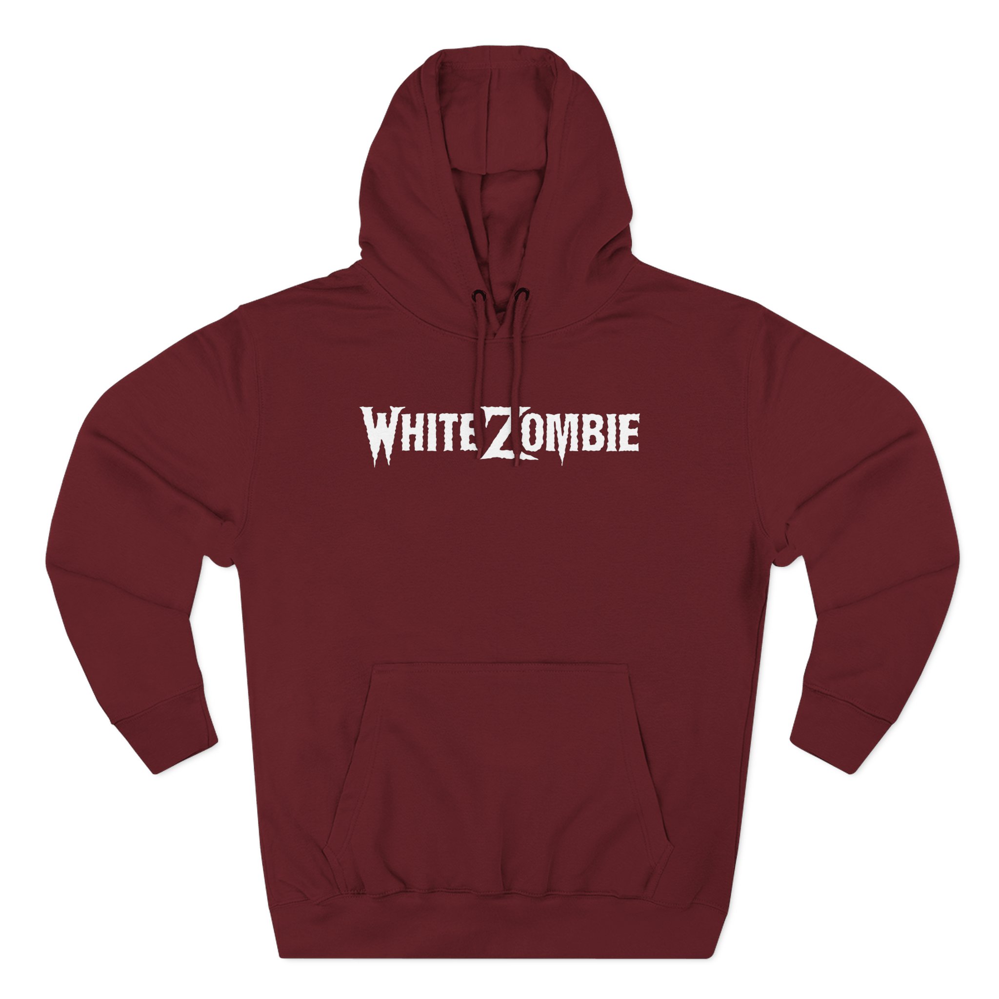 White Zombie Classic Logo Three-Panel Fleece Hoodie