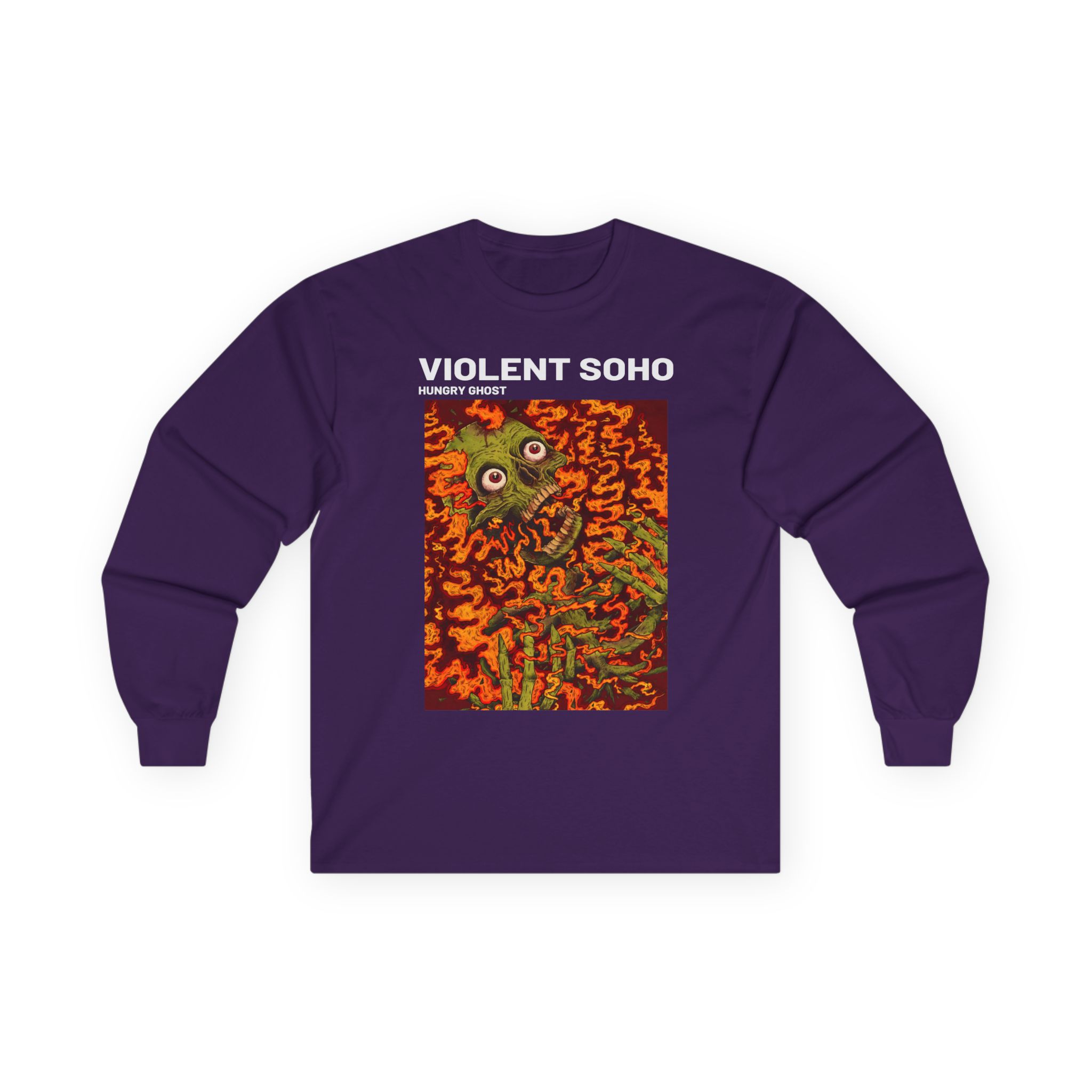 Unisex Ultra Cotton Violent Soho Hungry Ghost Long Sleeve Tee