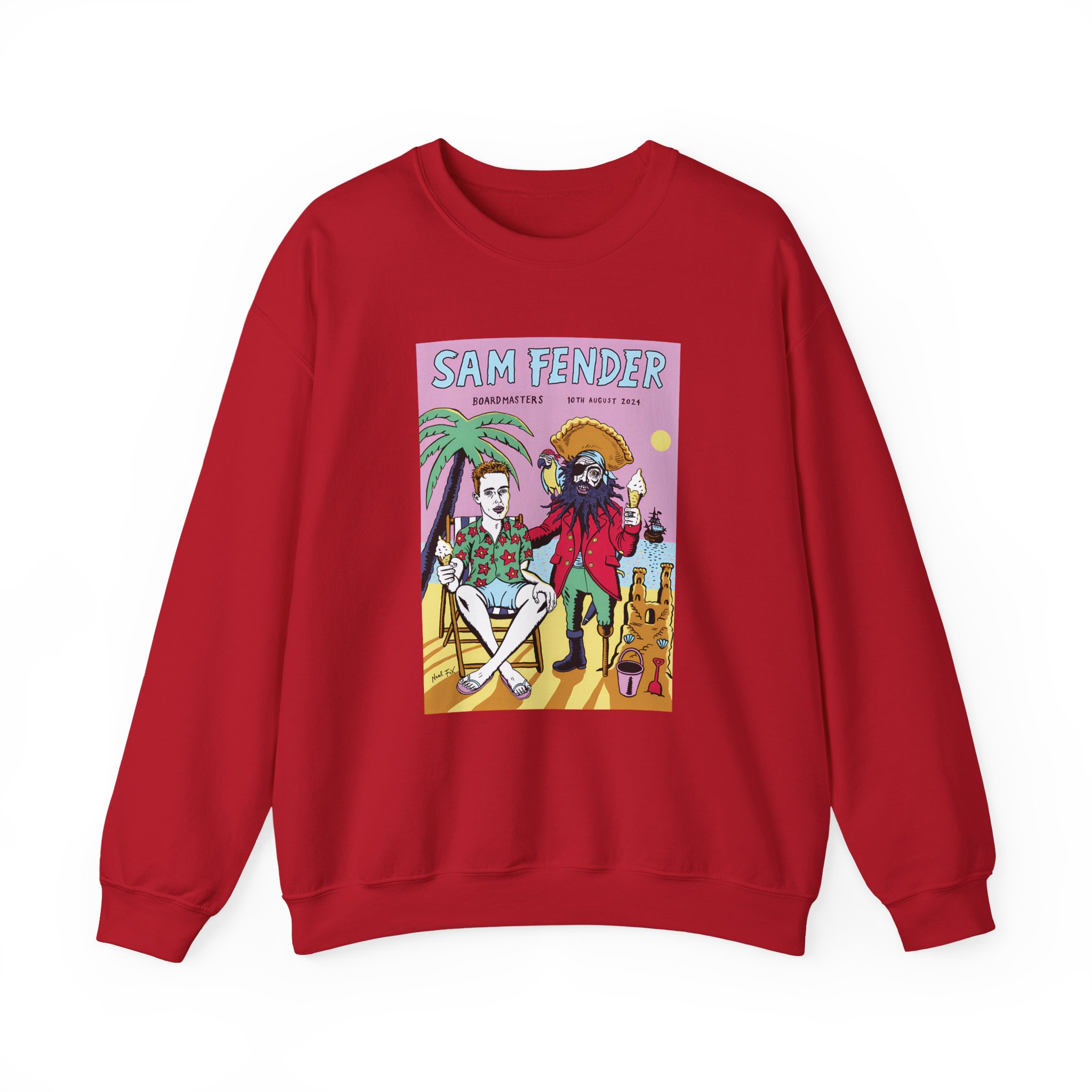 Sam Fender Beach Pirate Unisex Heavy Blendâ„¢ Crewneck Sweatshirt