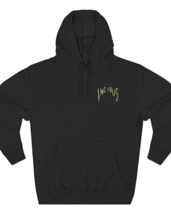 Incubus Magic Mushroom Skull Three-Panel Fleece Hoodie