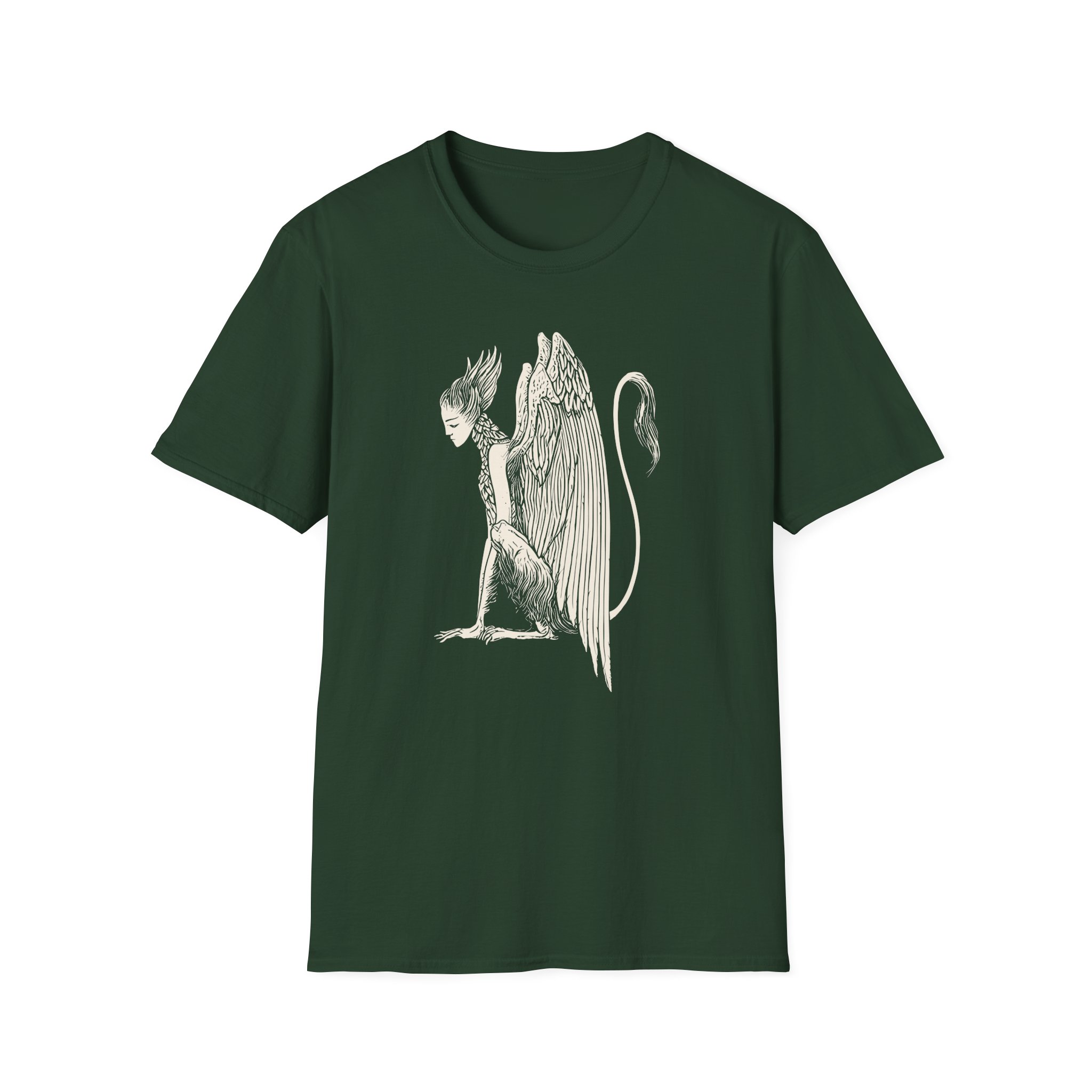 Alcest Spiritual Instinct Back Logo Unisex Softstyle T-Shirt