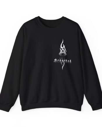 Overkill Scorched Stretched Logo Unisex Heavy Blend™ Crewneck Sweatshirt
