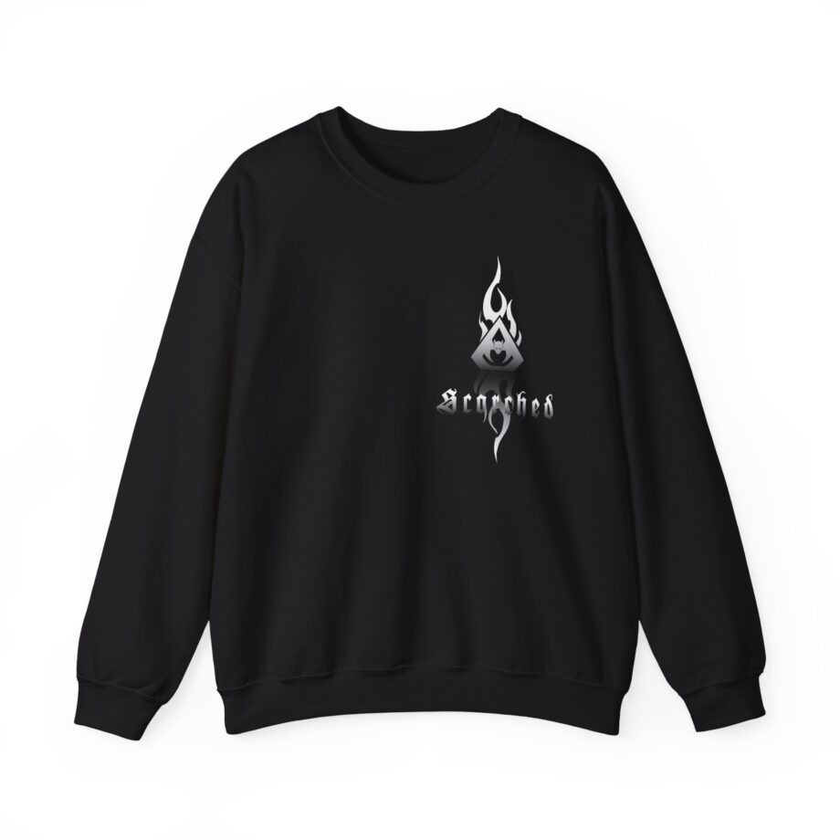 Overkill Scorched Stretched Logo Unisex Heavy Blend™ Crewneck Sweatshirt