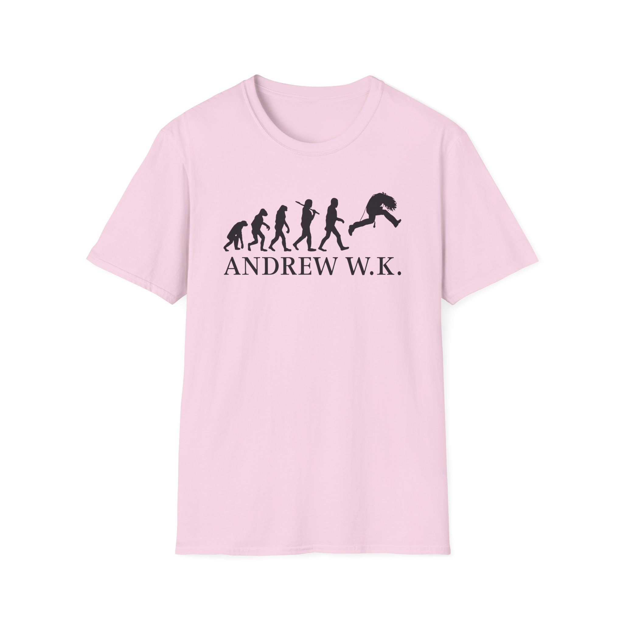 Andrew Wk Evolution of Partying Unisex Softstyle T-Shirt