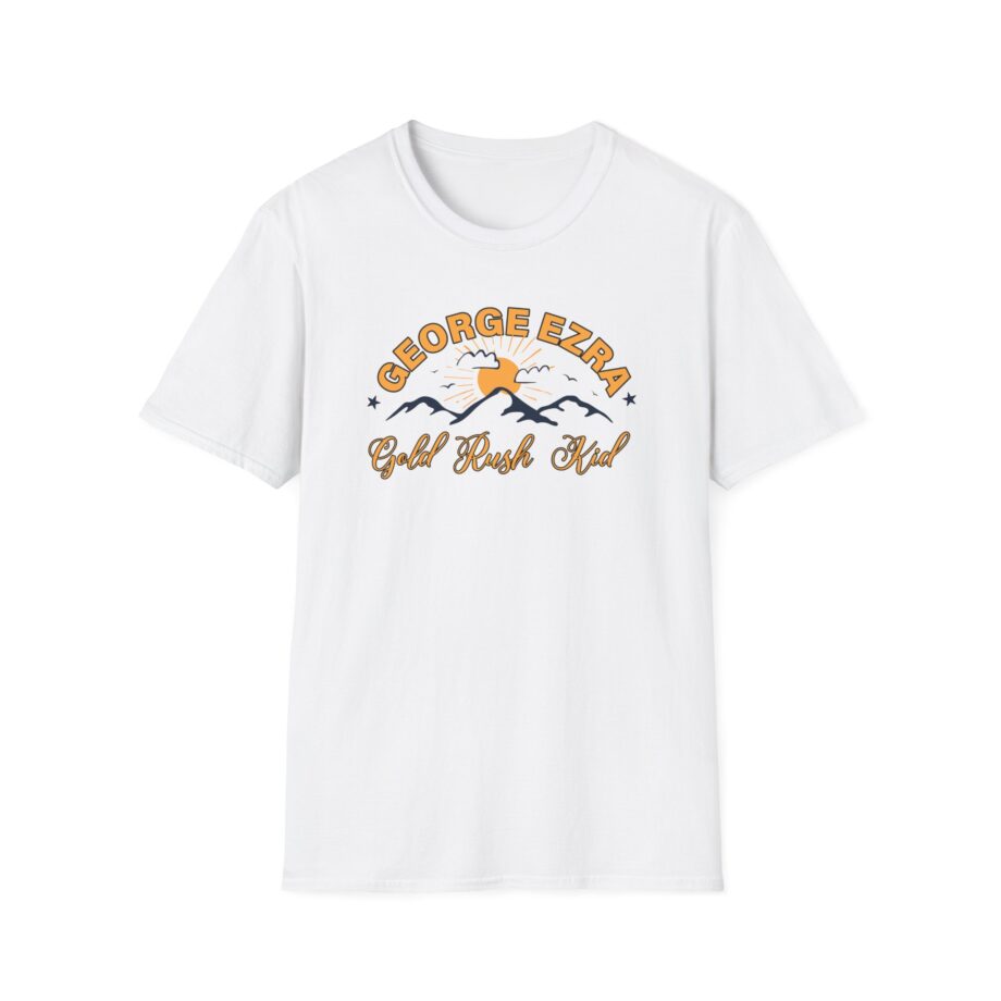 George Ezra Gold Rush Kid Mountains Unisex Softstyle T-Shirt