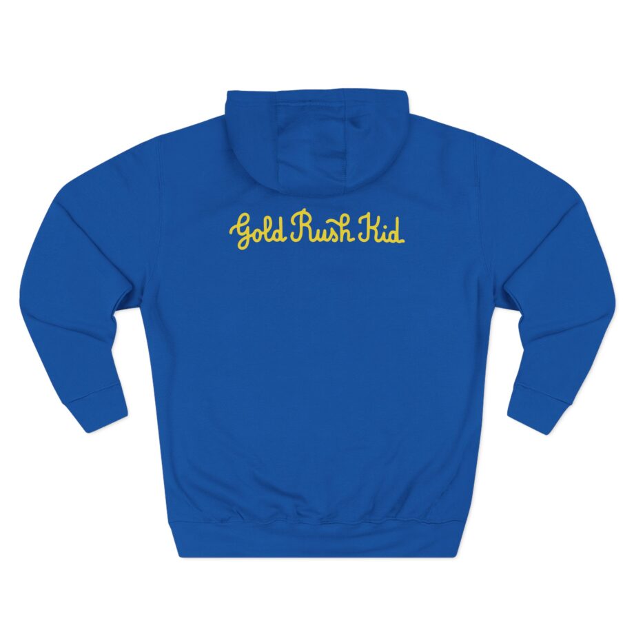 George Ezra Leaning Gold Rush Kid Three-Panel Fleece Hoodie