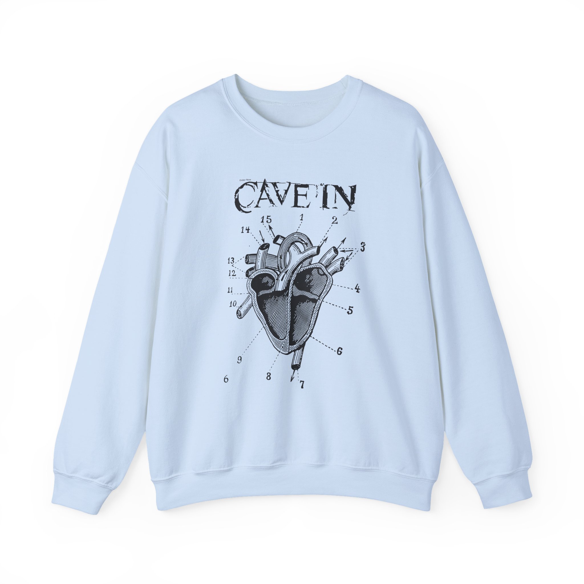 Cave in Classic Heart Unisex Heavy Blendâ„¢ Crewneck Sweatshirt