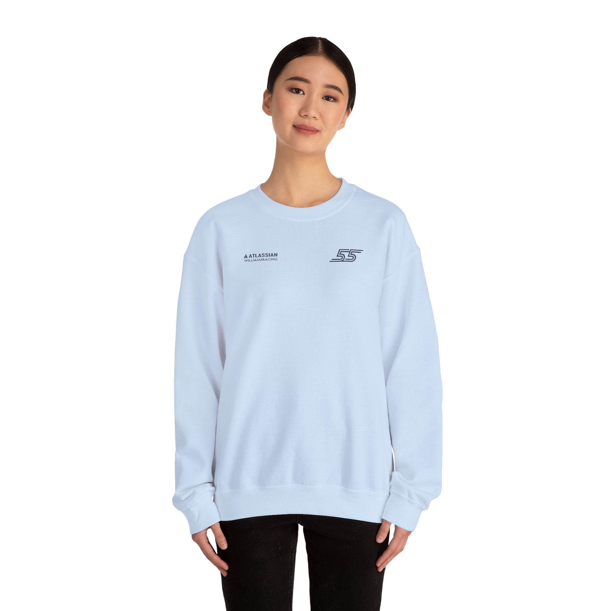 Carlos Sainz Atlassian Williams Racing Unisex Heavy Blendâ„¢ Crewneck Sweatshirt